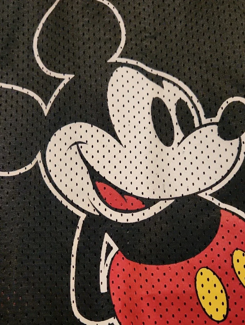 Disney Black Mesh Mickey Mouse Tank, Like New, Large - Picture 3 of 8